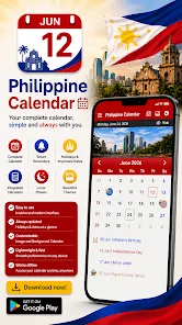 Philippines Calendar 2026