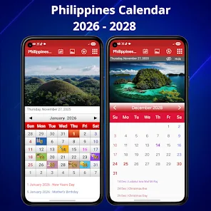 Philippines Calendar 2026 preview 2